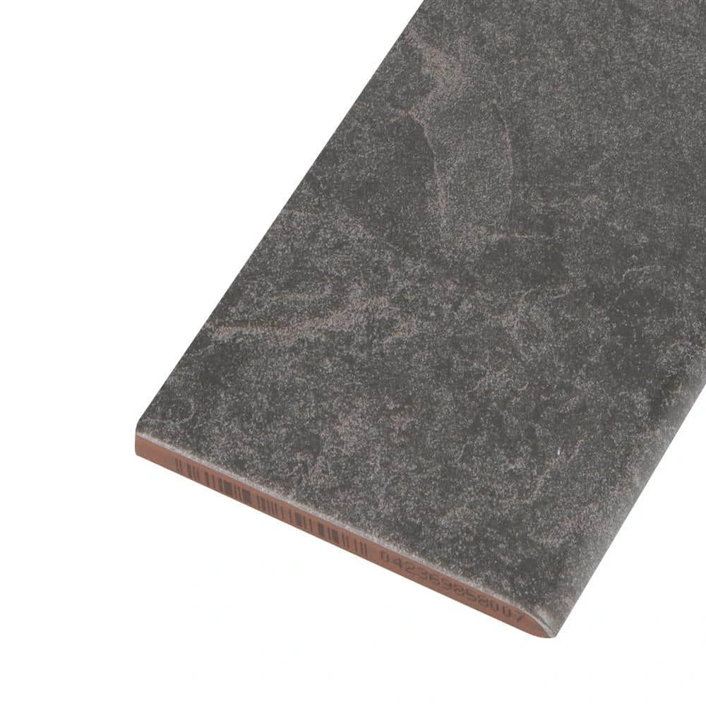 Cascade Ridge Slate Matte 3 in. x 12 in. Glazed Ceramic Bullnose Trim Tile (0.2357 sq. ft./Piece) by Daltile 5 Cascade Ridge Slate Matte 3 in. x 12 in. Glazed Ceramic Bullnose Trim Tile (0.2357 sq. ft./Piece) by Daltile - Image 3