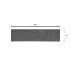 Cascade Ridge Slate Matte 3 in. x 12 in. Glazed Ceramic Bullnose Trim Tile (0.2357 sq. ft./Piece) by Daltile 16 Cascade Ridge Slate Matte 3 in. x 12 in. Glazed Ceramic Bullnose Trim Tile (0.2357 sq. ft./Piece) by Daltile -Daltile Sales Store slate daltile tile trim cr08p43c9hd1p2 66 1000