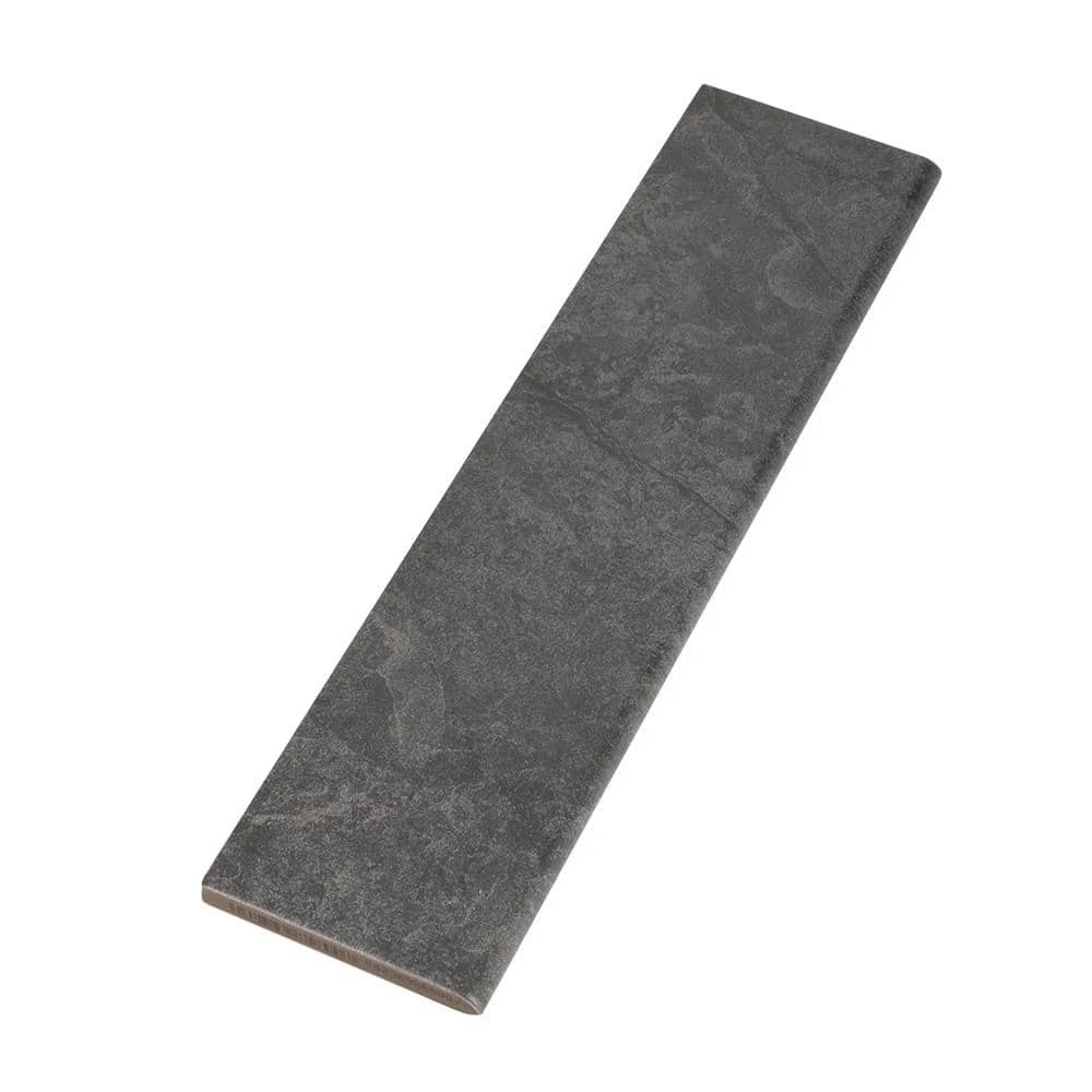 Cascade Ridge Slate Matte 3 in. x 12 in. Glazed Ceramic Bullnose Trim Tile (0.2357 sq. ft./Piece) by Daltile 9 Cascade Ridge Slate Matte 3 in. x 12 in. Glazed Ceramic Bullnose Trim Tile (0.2357 sq. ft./Piece) by Daltile - Image 7