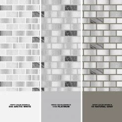 Snow Illusion 2-5/8 in. x 12 in. Marble Decorative Accent Wall Tile (0.2188 sq. ft./ piece) by Daltile -Daltile Sales Store snow illusion daltile decorative accents st62312dcocc1l 1d 1000