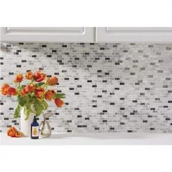 Snow Illusion 2-5/8 in. x 12 in. Marble Decorative Accent Wall Tile (0.2188 sq. ft./ piece) by Daltile -Daltile Sales Store snow illusion daltile decorative accents st62312dcocc1l 40 1000