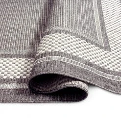 Tripoli Julie Grey/Ivory 5 ft. x 7 ft. Border Indoor/Outdoor Area Rug by Home Dynamix 15 Tripoli Julie Grey/Ivory 5 ft. x 7 ft. Border Indoor/Outdoor Area Rug by Home Dynamix -Daltile Sales Store steel gray home dynamix outdoor rugs 2 421 750 44 1000