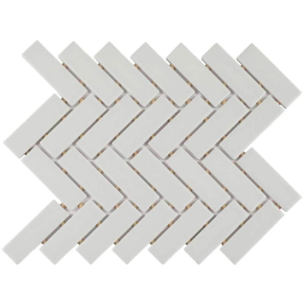 Restore Matte Stone Gray Herringbone 9 in. x 12 in. x 6.35 mm Glazed Ceramic Mosaic Tile (0.6 sq. ft./Each) by Daltile 3 Restore Matte Stone Gray Herringbone 9 in. x 12 in. x 6.35 mm Glazed Ceramic Mosaic Tile (0.6 sq. ft./Each) by Daltile