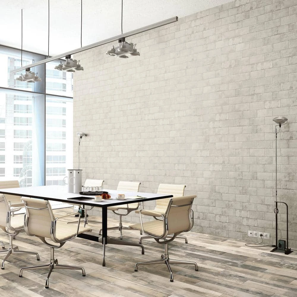 Brickwork Studio 4 in. x 8 in. Glazed Porcelain Floor and Wall Tile (7.92 sq. ft. / case) by Daltile 4 Brickwork Studio 4 in. x 8 in. Glazed Porcelain Floor and Wall Tile (7.92 sq. ft. / case) by Daltile - Image 2