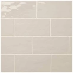 LuxeCraft Taupe 4 in. x 8 in. Glazed Ceramic Subway Wall Tile (10.5 sq. ft. / case) by Daltile