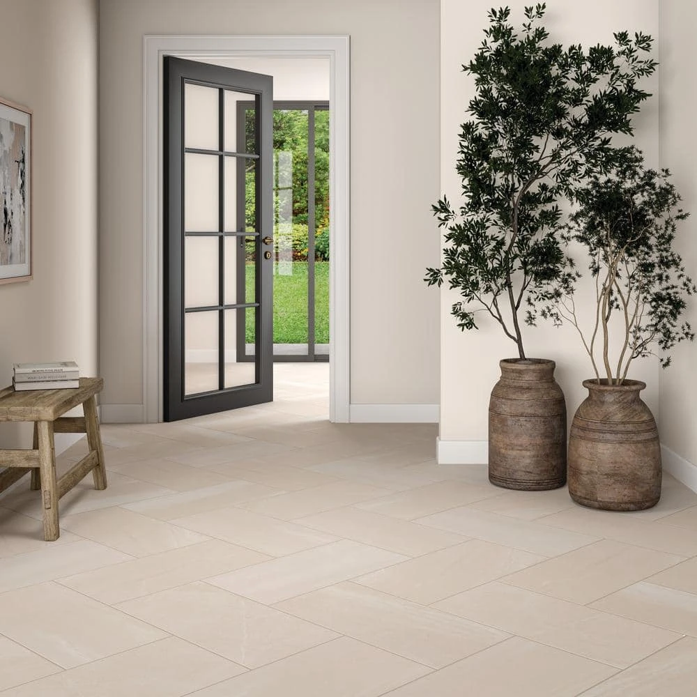 Rorington Taupe 12 in. x 24 in. Glazed Porcelain Floor and Wall Tile (17.6 sq. ft./Case) by Daltile 4 Rorington Taupe 12 in. x 24 in. Glazed Porcelain Floor and Wall Tile (17.6 sq. ft./Case) by Daltile - Image 2