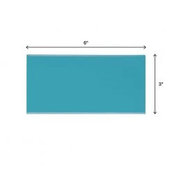 Restore 3 in. x 6 in. Glazed Ceramic Teal Subway Tile (12.5 sq. ft / Case) by Daltile -Daltile Sales Store teal daltile ceramic tile 104936mod1p2 66 1000