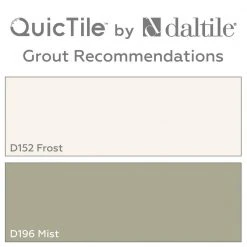 QuicTile 12 in. x 24 in. Tower White Matte Porcelain Locking Floor Tile (9.6 sq. ft. / case) by Daltile -Daltile Sales Store tower white matte daltile porcelain tile rv601224clk1p fa 1000