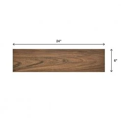 Baker Wood 6 in. x 24 in. Walnut Glazed Porcelain Floor and Wall Tile (14.55 sq. ft./Case) by Daltile -Daltile Sales Store walnut daltile porcelain tile bk10624hd1pr 66 1000
