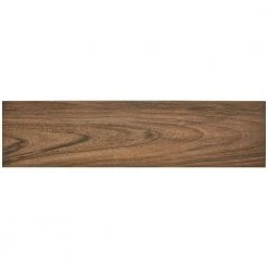 Baker Wood 6 in. x 24 in. Walnut Glazed Porcelain Floor and Wall Tile (0.97 sq. ft./Each) by Daltile -Daltile Sales Store walnut daltile porcelain tile bk10624hd1pr 77 1000 1