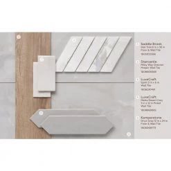 Saddle Brook Oak Trail 6 in. x 36 in. Glazed Porcelain Floor and Wall Tile (13.05 sq. ft. / case) by Daltile -Daltile Sales Store wheat daltile porcelain tile sd13636s1pr 66 1000
