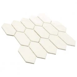LuxeCraft White 11 in. x 12 in. Glazed Ceramic Picket Mosaic Tile (8.76 sq. ft./Case) by Daltile 16 LuxeCraft White 11 in. x 12 in. Glazed Ceramic Picket Mosaic Tile (8.76 sq. ft./Case) by Daltile -Daltile Sales Store white daltile ceramic tile lc1525pickhd1p2 77 1000 1