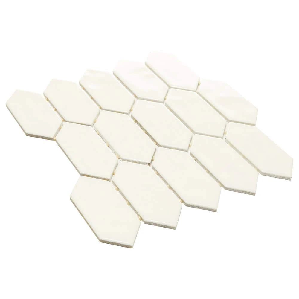 LuxeCraft 11 in. x 12 in. x 6.35 mm White Ceramic Picket Mosaic Wall Tile (0.73 sq. ft./Each) by Daltile 9 LuxeCraft 11 in. x 12 in. x 6.35 mm White Ceramic Picket Mosaic Wall Tile (0.73 sq. ft./Each) by Daltile - Image 7