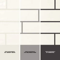 LuxeCraft White 3 in. x 12 in. Glazed Ceramic Subway Wall Tile (12 sq. ft. / case) by Daltile -Daltile Sales Store white daltile ceramic tile lc15312hd1p2 1d 1000