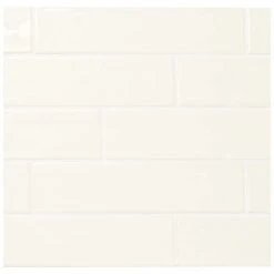 LuxeCraft White 3 in. x 12 in. Glazed Ceramic Subway Wall Tile (0.25 sq. ft./Each) by Daltile