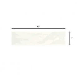 LuxeCraft White 3 in. x 12 in. Glazed Ceramic Subway Wall Tile (12 sq. ft. / case) by Daltile -Daltile Sales Store white daltile ceramic tile lc15312hd1p2 66 1000