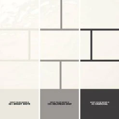 LuxeCraft White 4 in. x 8 in. Glazed Ceramic Subway Wall Tile (10.5 sq. ft. / case) by Daltile -Daltile Sales Store white daltile ceramic tile lc1548modhd1p2 1d 1000