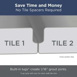 LuxeCraft White 4 in. x 8 in. Glazed Ceramic Subway Wall Tile (10.5 sq. ft. / case) by Daltile -Daltile Sales Store white daltile ceramic tile lc1548modhd1p2 31 1000