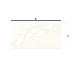 LuxeCraft White 4 in. x 8 in. Glazed Ceramic Subway Wall Tile (10.5 sq. ft. / case) by Daltile -Daltile Sales Store white daltile ceramic tile lc1548modhd1p2 66 1000