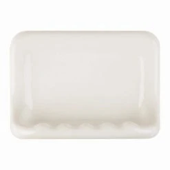 Bathroom Accessories White 4-3/4 in. x 6-3/8 in. Wall Mount Ceramic Soap Dish by Daltile