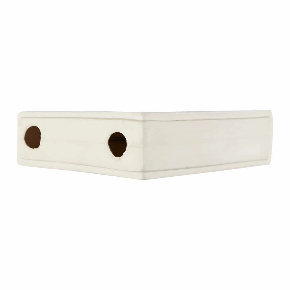 Bath Accessories White 8 in. x 8 in. Ceramic Wall Mounted Corner Shelf by Daltile 6 Bath Accessories White 8 in. x 8 in. Ceramic Wall Mounted Corner Shelf by Daltile - Image 4