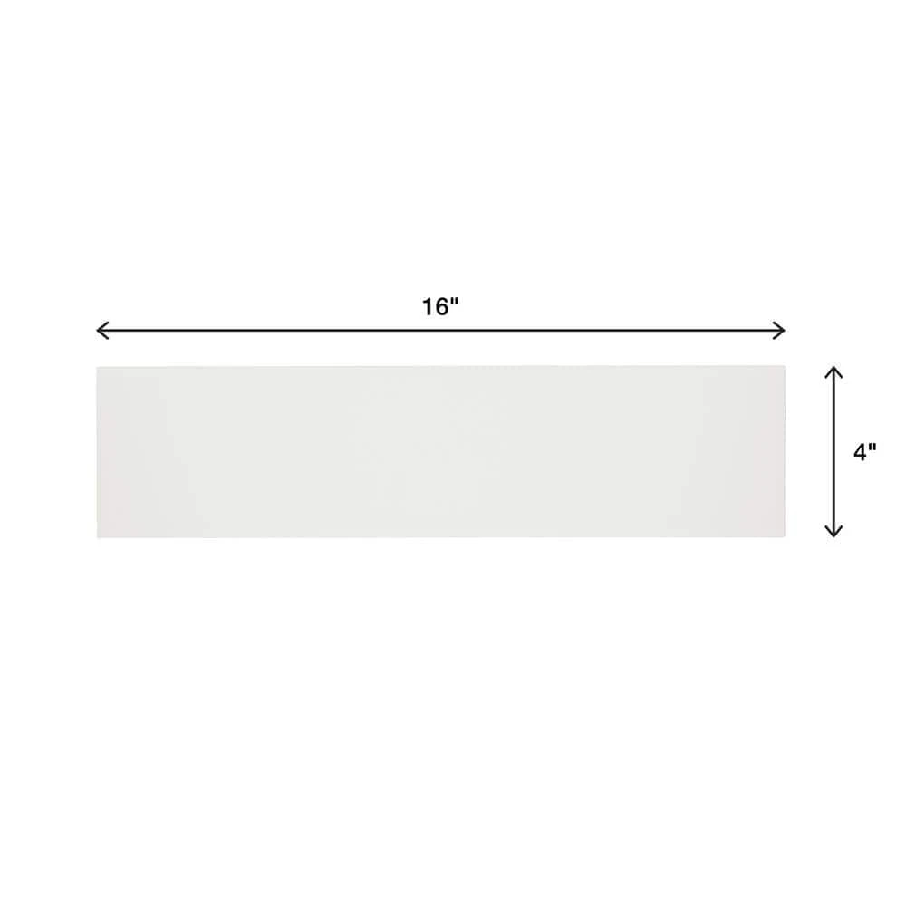 Vitruvian White Matte 4 in. x 16 in. Glazed Ceramic Wall Tile (14.64 sq.ft./Case) by Daltile 8 Vitruvian White Matte 4 in. x 16 in. Glazed Ceramic Wall Tile (14.64 sq.ft./Case) by Daltile - Image 6