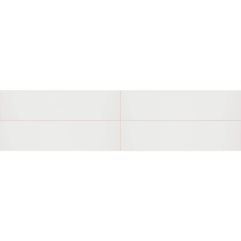 Vitruvian White Matte 4 in. x 16 in. Glazed Ceramic Wall Tile (14.64 sq.ft./Case) by Daltile 6 Vitruvian White Matte 4 in. x 16 in. Glazed Ceramic Wall Tile (14.64 sq.ft./Case) by Daltile - Image 4