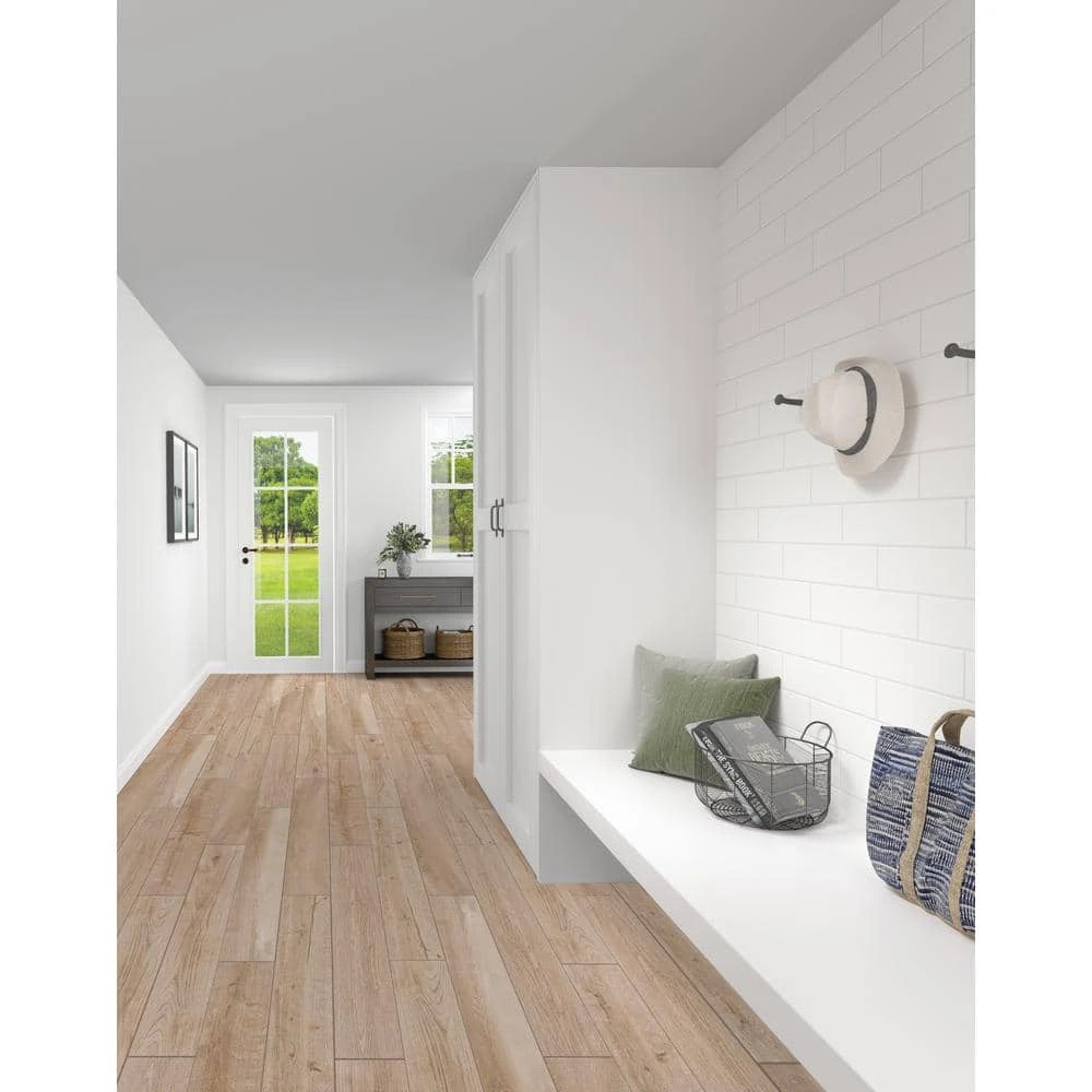 Vitruvian White Matte 4 in. x 16 in. Glazed Ceramic Wall Tile (14.64 sq.ft./Case) by Daltile 4 Vitruvian White Matte 4 in. x 16 in. Glazed Ceramic Wall Tile (14.64 sq.ft./Case) by Daltile - Image 2