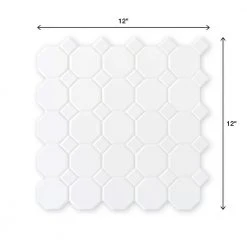 Matte White Octagon Dot 12 in. x 12 in. x 6 mm Ceramic Mosaic Floor and Wall Tile (1 sq. ft./Each) by Daltile 17 Matte White Octagon Dot 12 in. x 12 in. x 6 mm Ceramic Mosaic Floor and Wall Tile (1 sq. ft./Each) by Daltile -Daltile Sales Store white white dot daltile ceramic tile 65012oct01cc1p2 66 1000