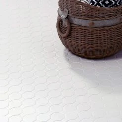Matte White Octagon Dot 12 in. x 12 in. x 6 mm Ceramic Mosaic Floor and Wall Tile (1 sq. ft./Each) by Daltile 21 Matte White Octagon Dot 12 in. x 12 in. x 6 mm Ceramic Mosaic Floor and Wall Tile (1 sq. ft./Each) by Daltile -Daltile Sales Store white white dot daltile ceramic tile 65012oct01cc1p2 76 1000