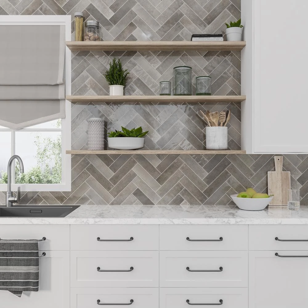 Remedy Zen 2-3/8 in. x 9-5/8 in. Glazed Porcelain Subway Wall Tile (5.42 sq. ft./Case) by Daltile 4 Remedy Zen 2-3/8 in. x 9-5/8 in. Glazed Porcelain Subway Wall Tile (5.42 sq. ft./Case) by Daltile - Image 2